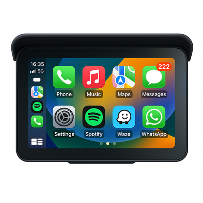 MotoEkran® – Su Geçirmez Kablosuz CarPlay & Android Auto Ekranı